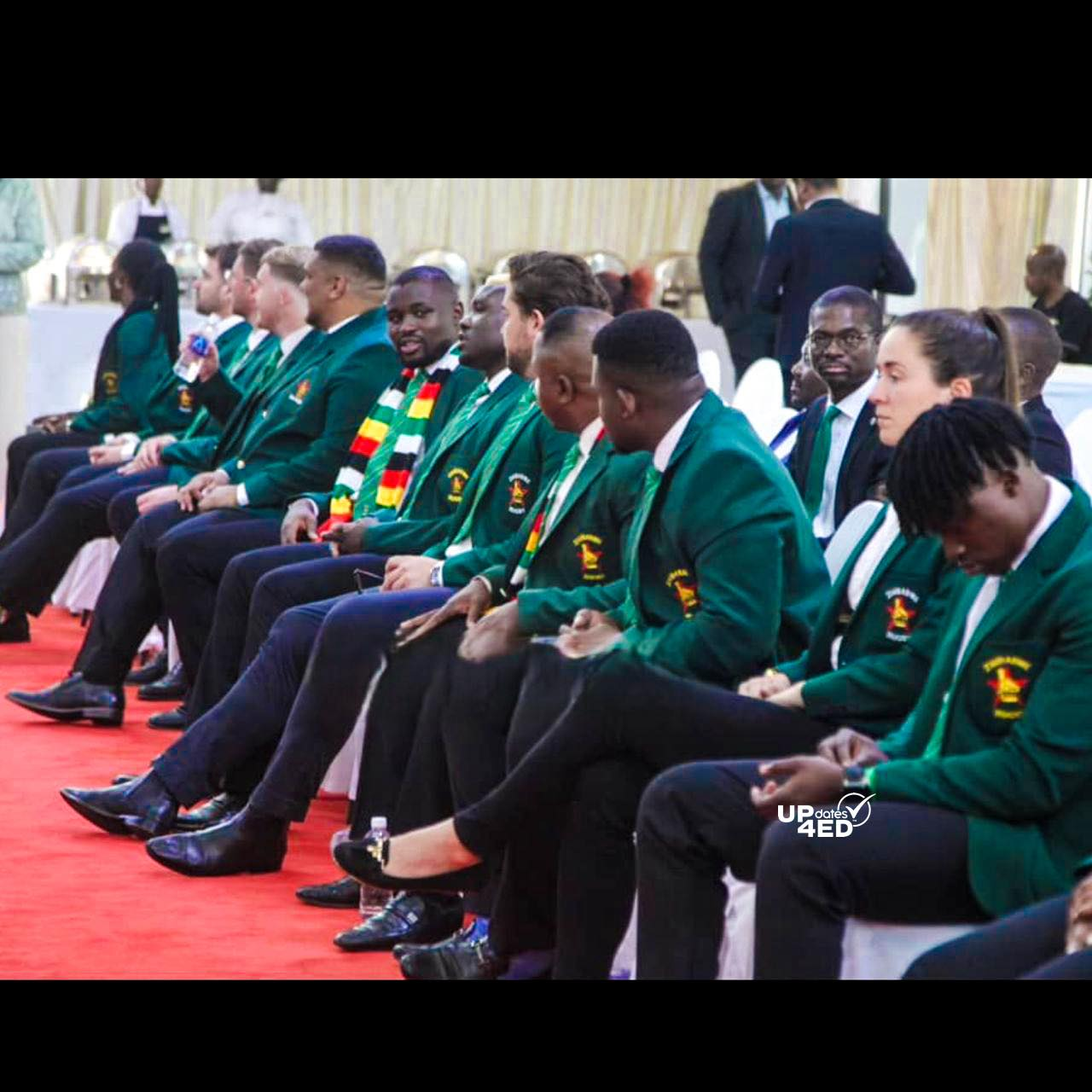 Zimbabwe Rugby delegation in attendance