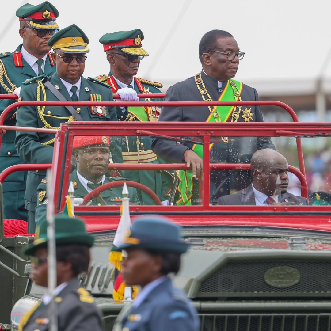 Inspecting the guard of honour